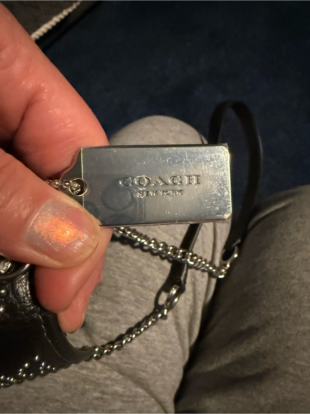 Coach Klare crossbody in pebble leather with rivet detailing - Picture 12 of 12